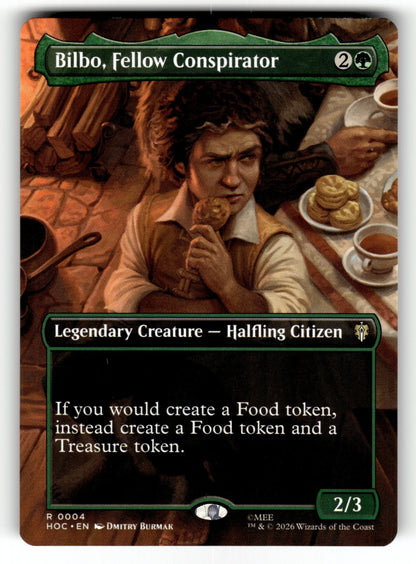 Bilbo, Fellow Conspirator (Borderless) – 4 HOC: The Hobbit: Eternal-Legal R NM