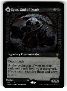 Egon, God of Death (Showcase) – 306 KHM: Kaldheim R Foil NM