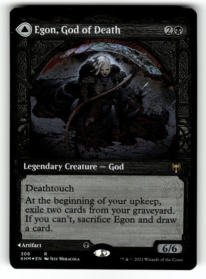 Egon, God of Death (Showcase) – 306 KHM: Kaldheim R Foil NM