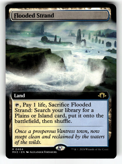 Flooded Strand (Extended Art) – 464 MH3: Modern Horizons 3 R NM