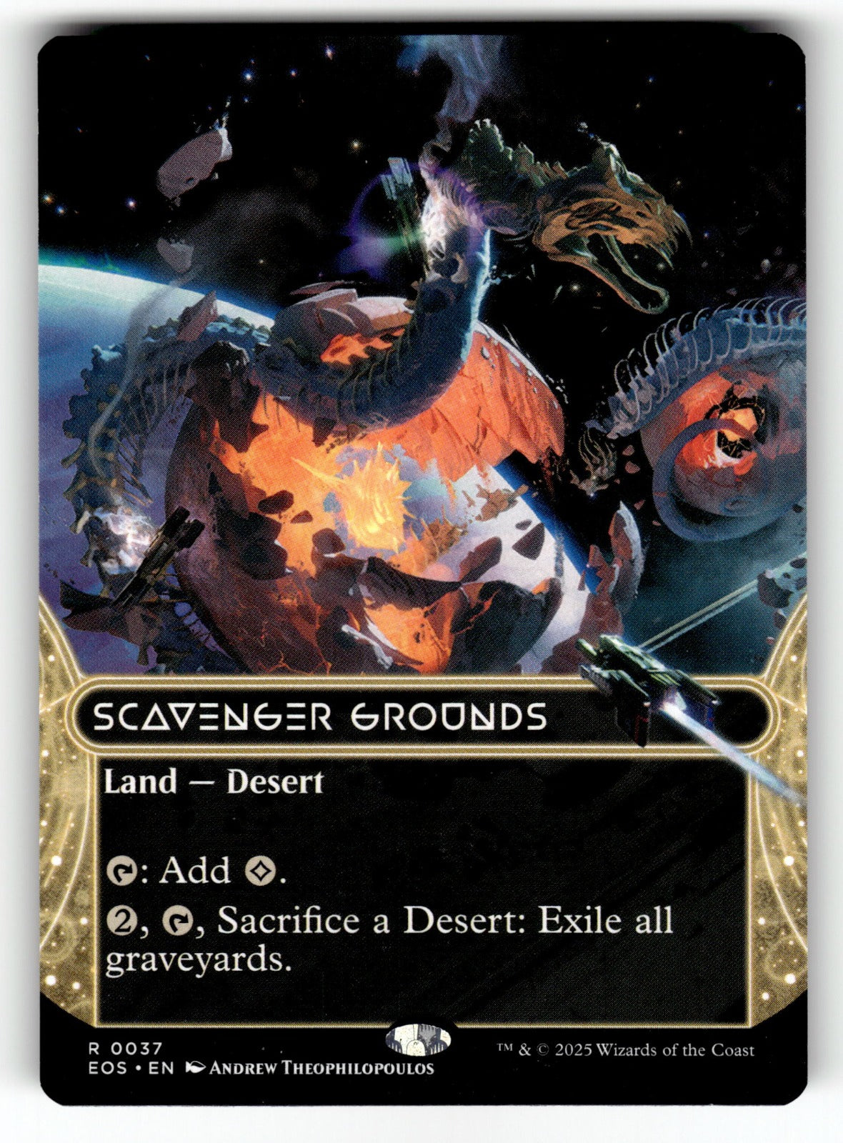 Scavenger Grounds () (Borderless) – 37 EOS: Edge of Eternities: Stellar Sights R NM