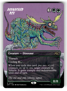 Agonasaur Rex (Borderless) – 343 DFT: Aetherdrift R NM