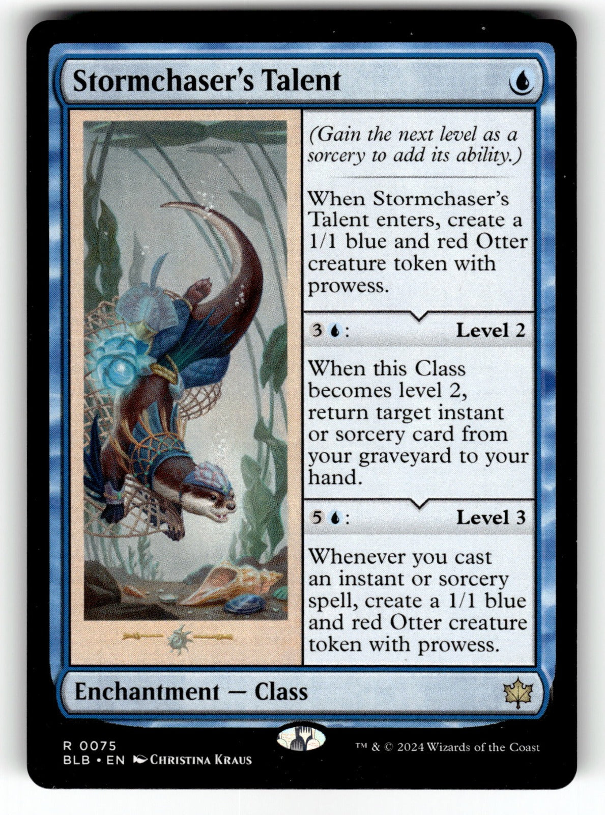 Stormchaser's Talent – 75 BLB: Bloomburrow R NM