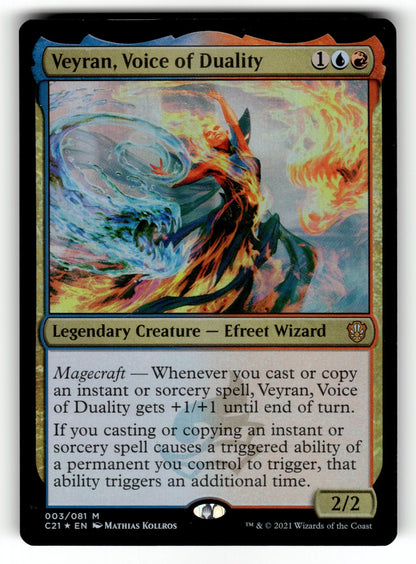 Veyran, Voice of Duality – 3 C21: Commander 2021 M FoilNM