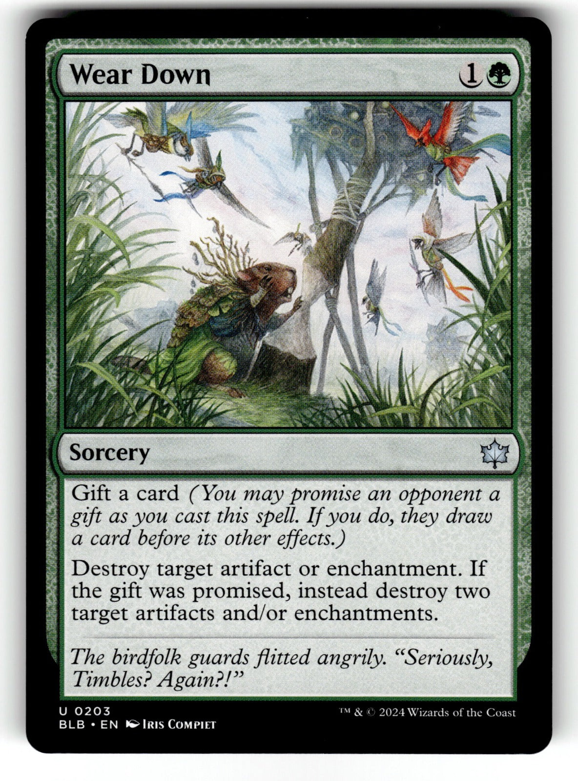 Wear Down – 203 BLB: Bloomburrow U NM