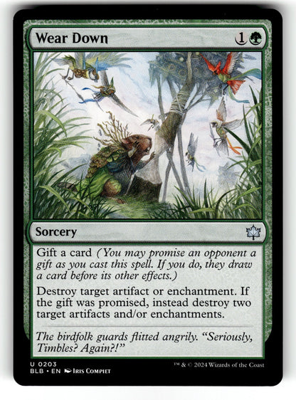 Wear Down – 203 BLB: Bloomburrow U NM