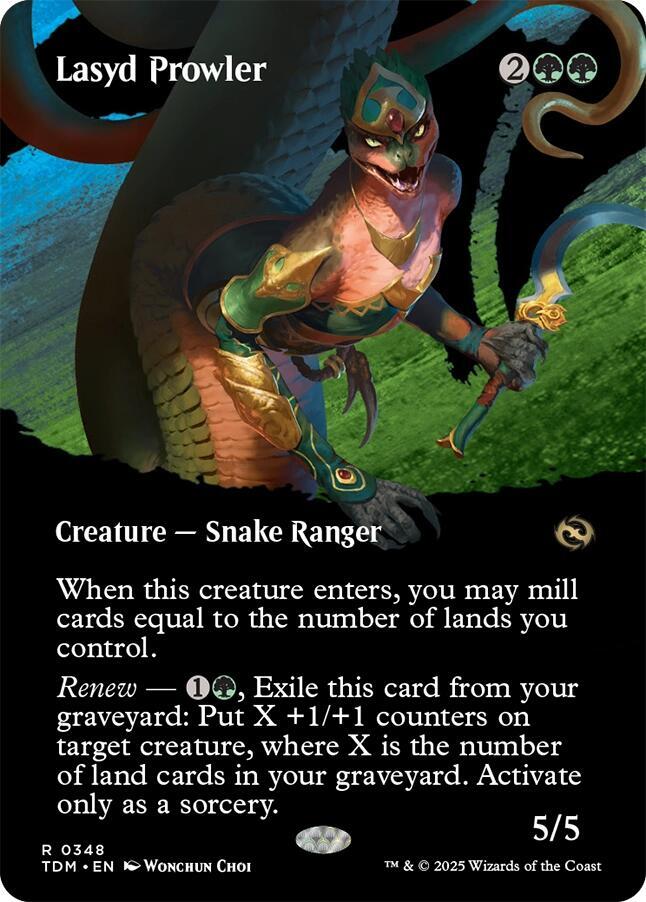 Lasyd Prowler (Borderless) – 348 TDM: Tarkir: Dragonstorm R NM