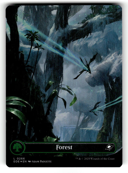 Forest (0266) (Borderless) – 266 EOE: Edge of Eternities L Foil NM