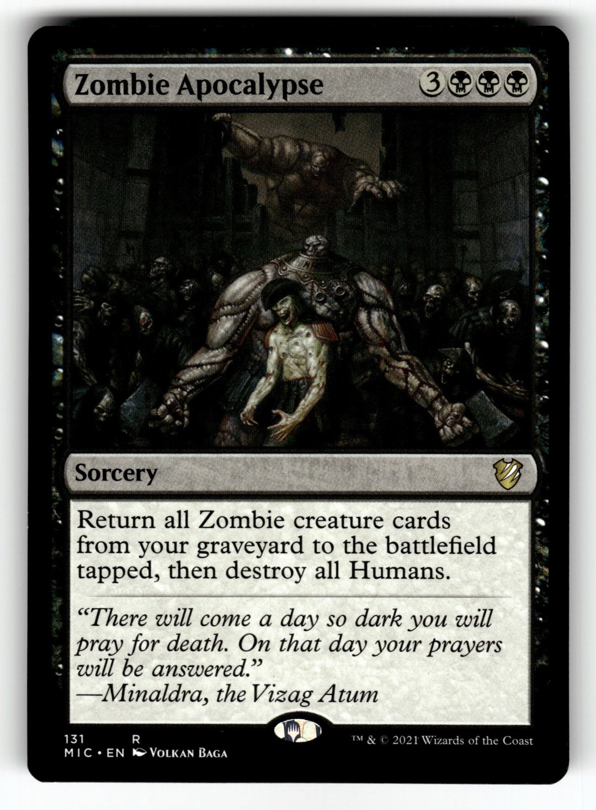 Zombie Apocalypse – 131 MIC: Commander: Innistrad: Midnight Hunt R NM