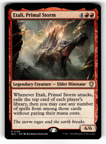 Etali, Primal Storm – 196 BLC: Commander: Bloomburrow R NM