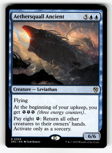 Aethersquall Ancient – 68 DRC: Commander: Aetherdrift R NM