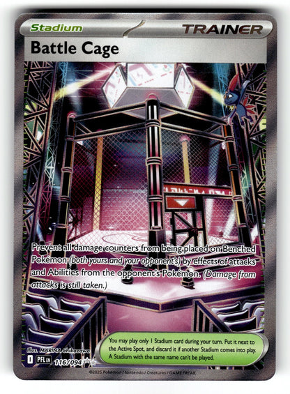 Battle Cage – 116/094 PFL: ME02: Phantasmal Flames Ultra Rare HoloNM