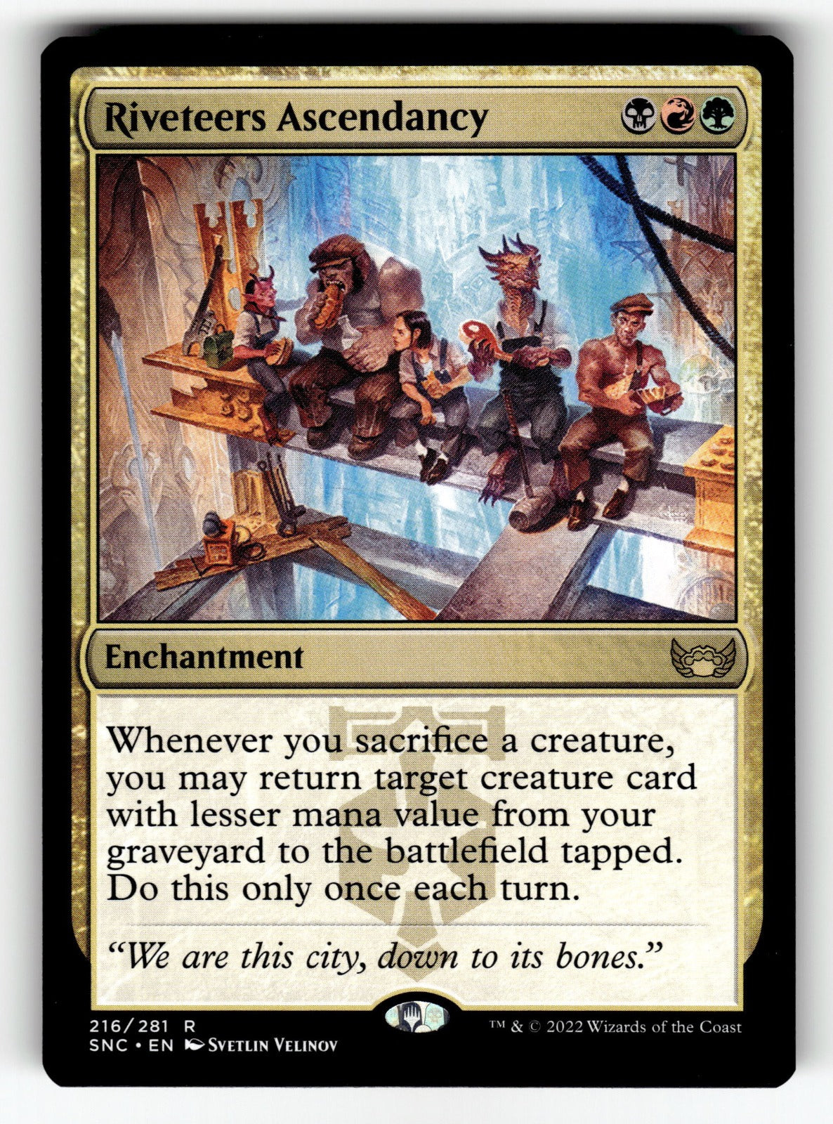 Riveteers Ascendancy – 216 SNC: Streets of New Capenna R NM