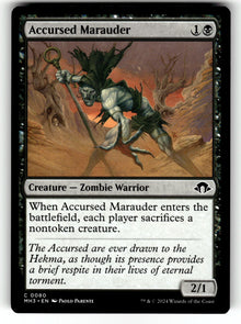 Accursed Marauder – 80 MH3: Modern Horizons 3 C NM