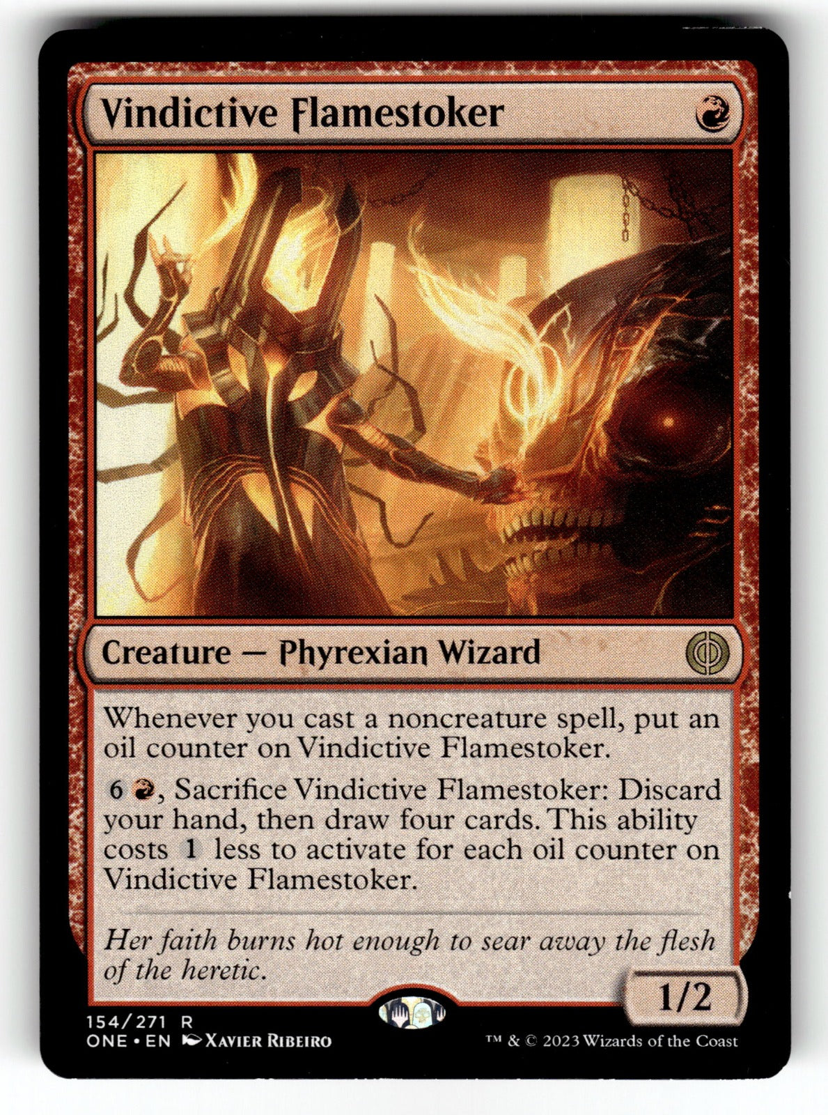 Vindictive Flamestoker – 154 ONE: Phyrexia: All Will Be One R NM