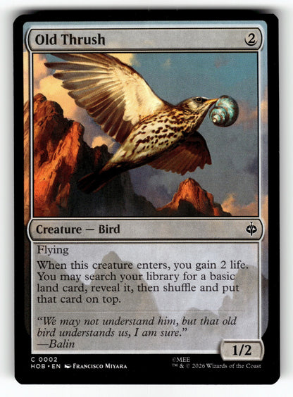 Old Thrush – 2 HOB: The Hobbit C NM