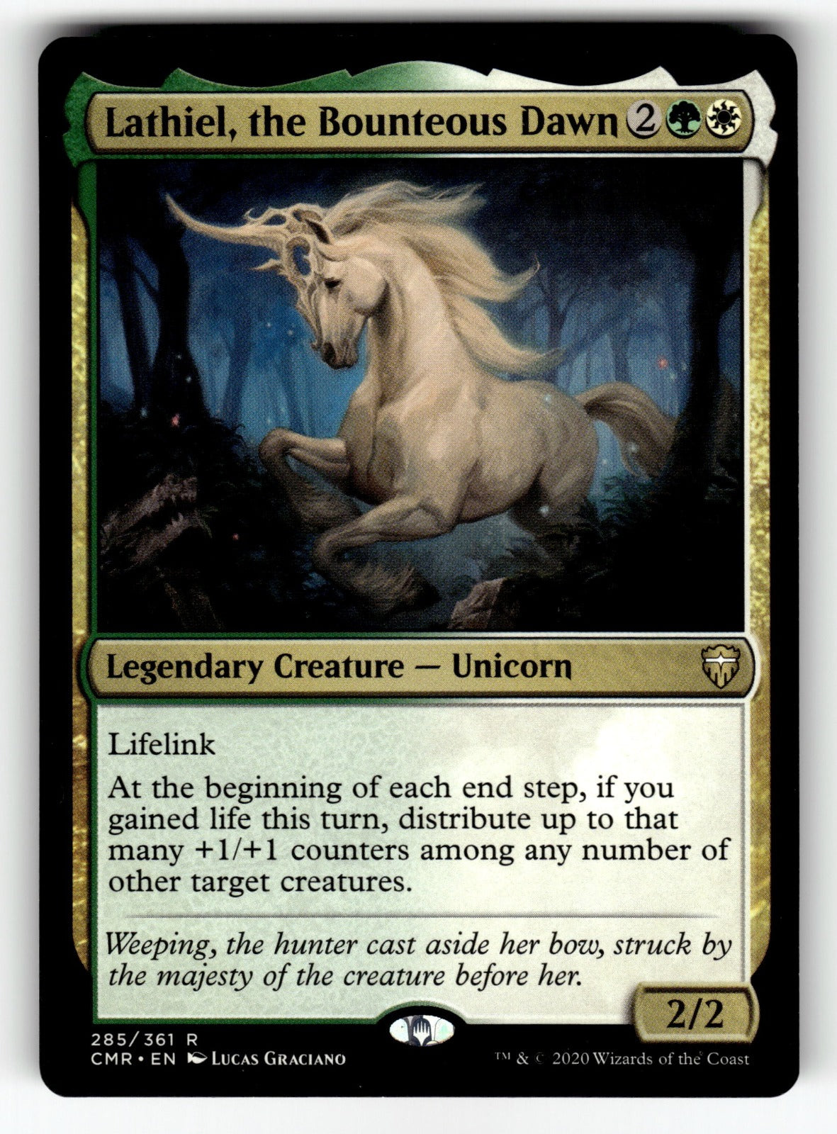 Lathiel, the Bounteous Dawn – 285 CMR: Commander Legends R NM