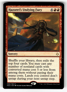 Hazoret's Undying Fury – 96 HOU: Hour of Devastation R NM