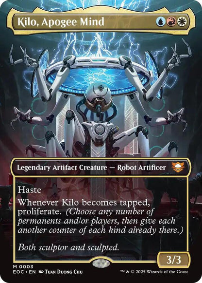 Kilo, Apogee Mind (Borderless) – 3 EOC: Commander: Edge of Eternities M Foil NM