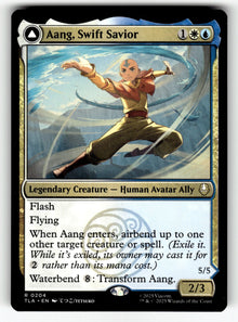 Aang, Swift Savior – 204 TLA: Avatar: The Last Airbender R NM