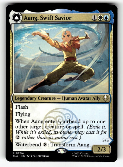 Aang, Swift Savior – 204 TLA: Avatar: The Last Airbender R NM