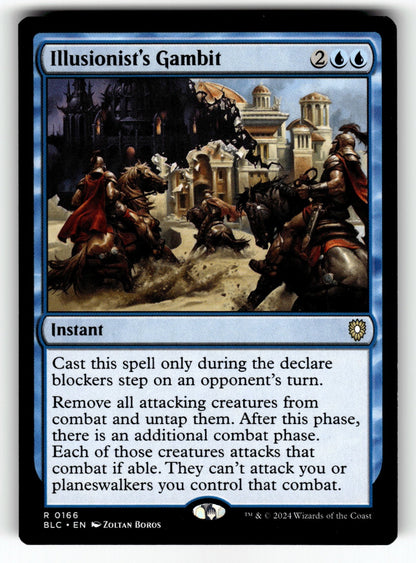 Illusionist's Gambit – 166 BLC: Commander: Bloomburrow R NM