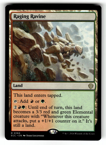 Raging Ravine – 160 ECC: Commander: Lorwyn Eclipsed R NM