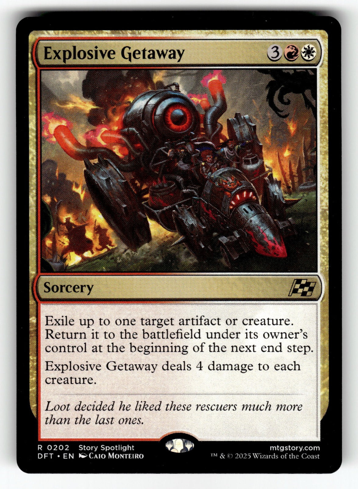 Explosive Getaway – 202 DFT: Aetherdrift R NM
