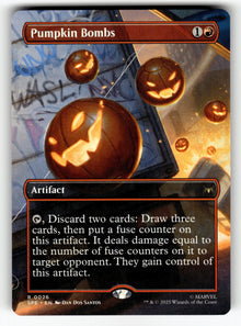 Pumpkin Bombs (Borderless) – 26 SPE: Marvel's Spider-Man: Eternal-Legal R NM