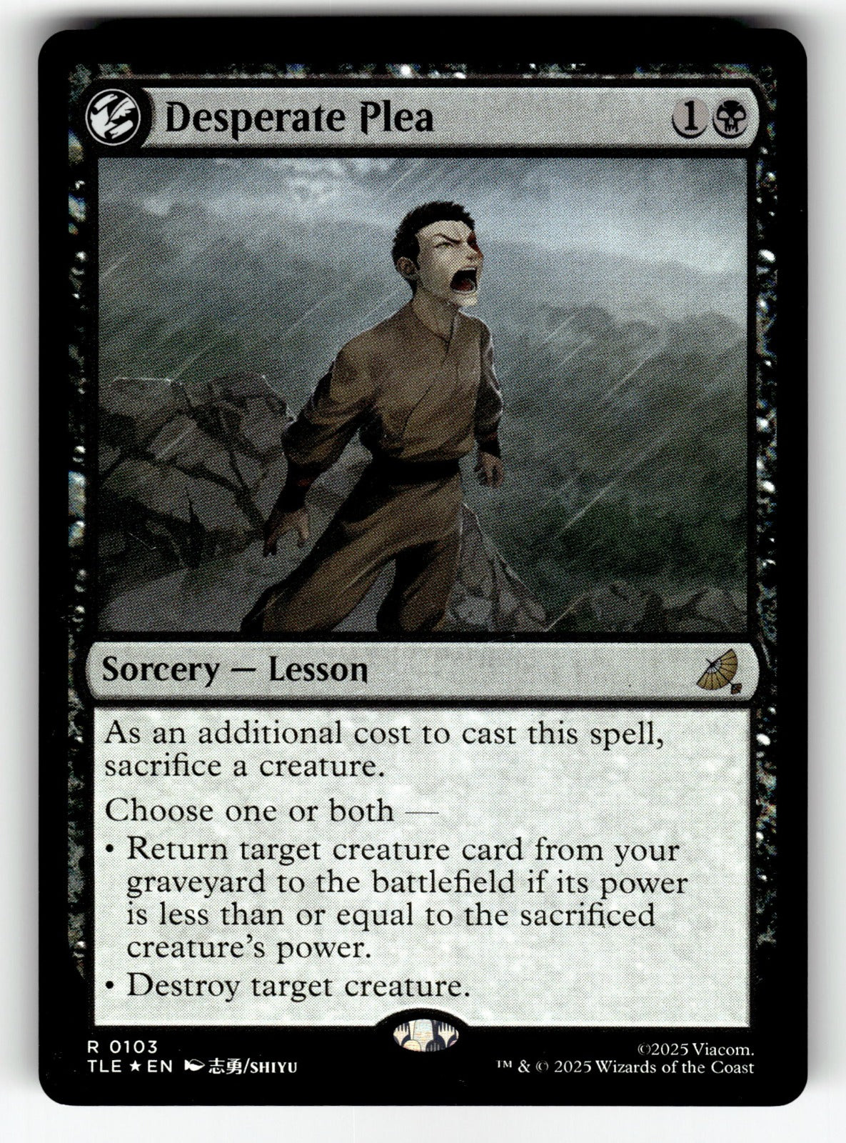 Desperate Plea – 103 TLE: Avatar: The Last Airbender: Eternal-Legal R Foil NM