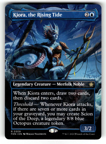 Kiora, the Rising Tide (Borderless) – 309 FDN: Foundations R NM