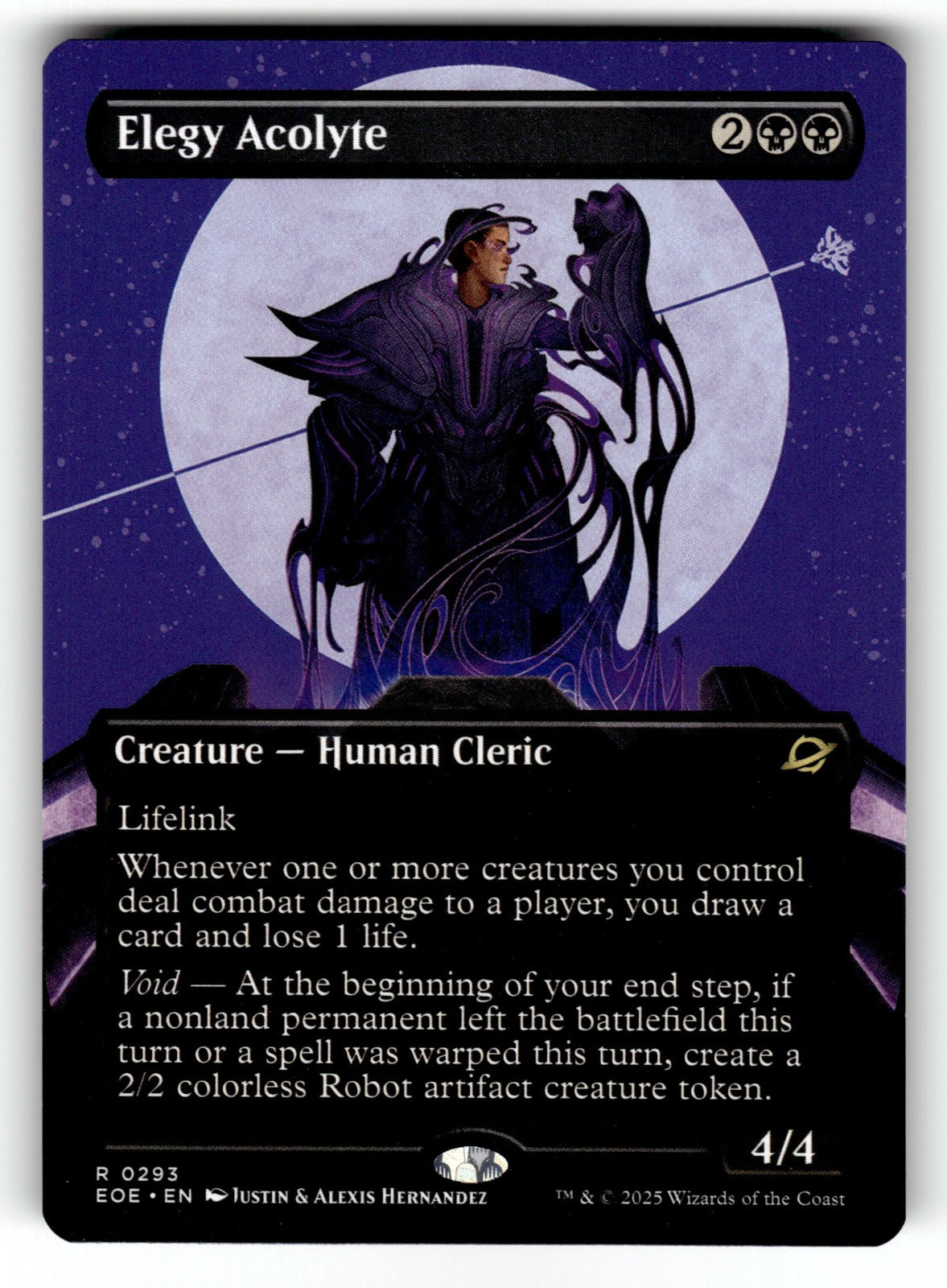 Elegy Acolyte (Borderless) – 293 EOE: Edge of Eternities R NM