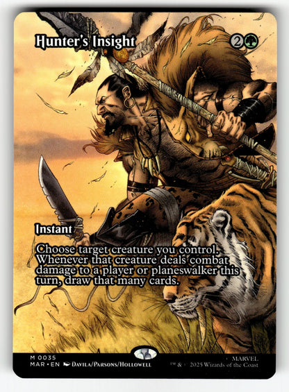 Hunter's Insight (Borderless) – 35 MAR: Marvel Universe Eternal-Legal M NM