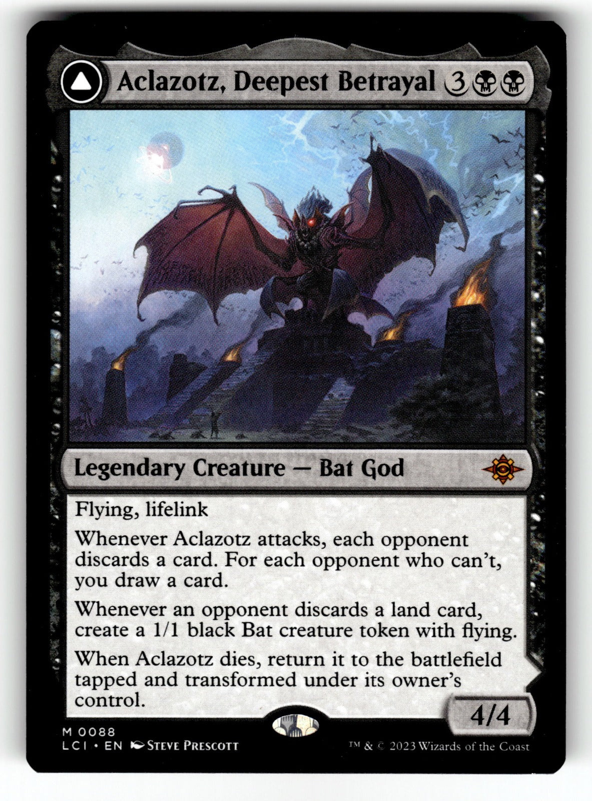 Aclazotz, Deepest Betrayal – 88 LCI: The Lost Caverns of Ixalan M NM