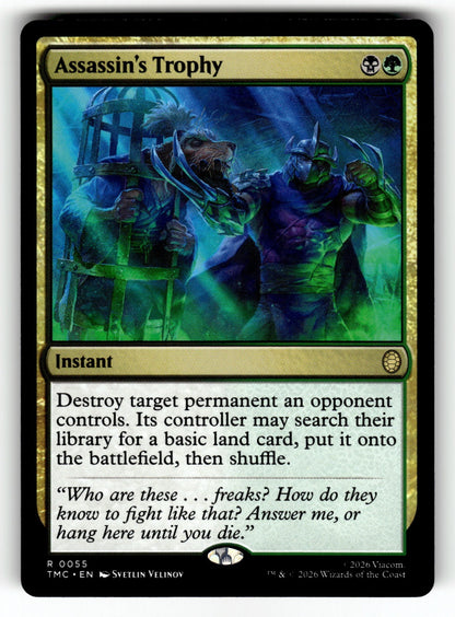 Assassin's Trophy – 55 TMC: Commander: Teenage Mutant Ninja Turtles R NM