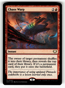 Chaos Warp – 49 EOC: Commander: Edge of Eternities R NM