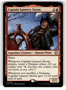 Captain Lannery Storm – 218 LCC: Commander: The Lost Caverns of Ixalan R NM