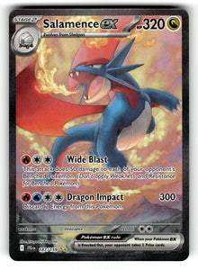Salamence ex – 187/159 JTG: SV09: Journey Together Special Illustration Rare HoloNM