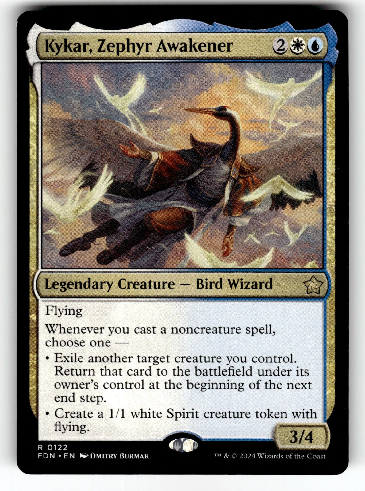 Kykar, Zephyr Awakener – 122 FDN: Foundations R NM
