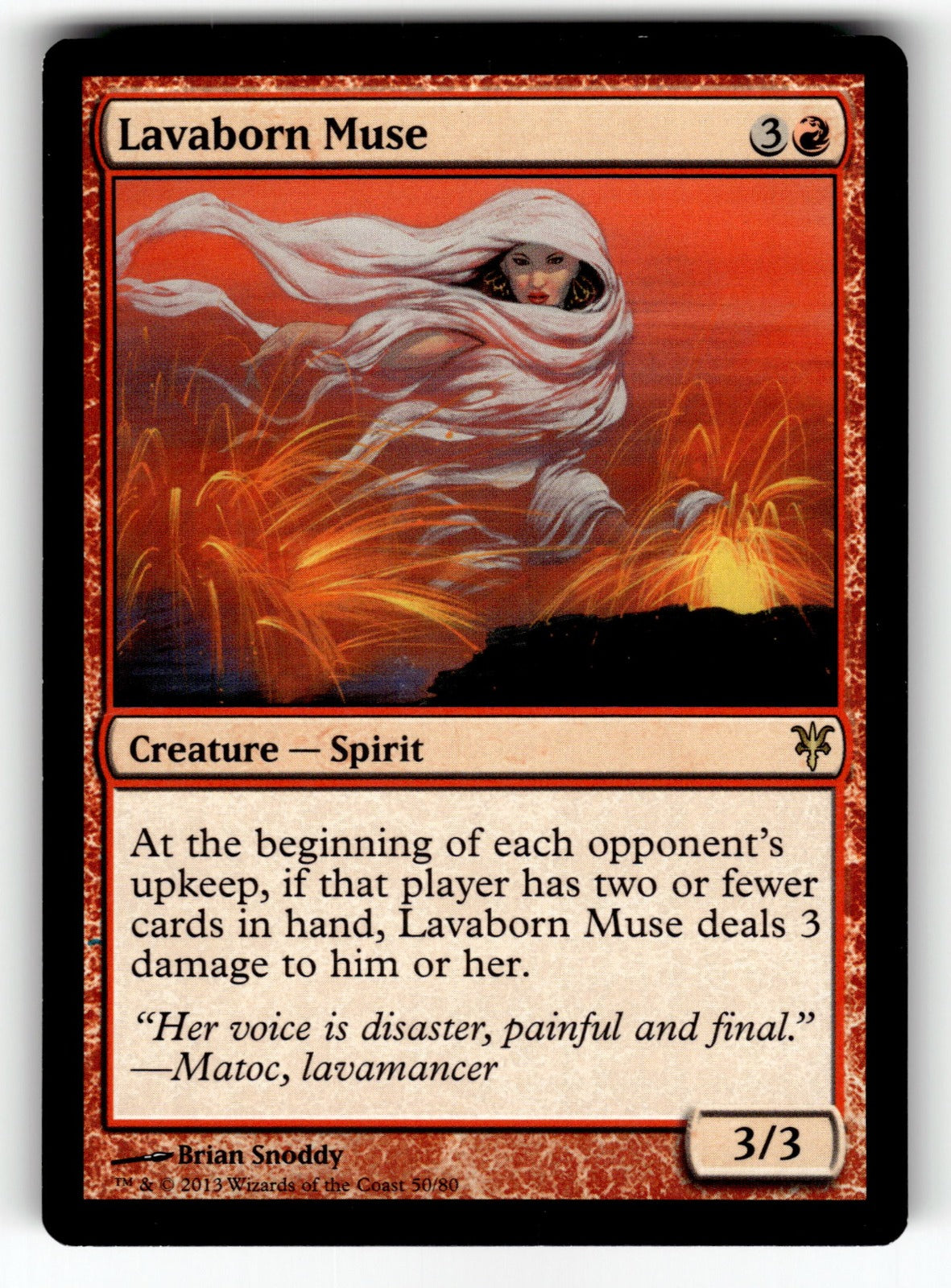 Lavaborn Muse – 50 DDK: Duel Decks: Sorin vs. Tibalt R LP