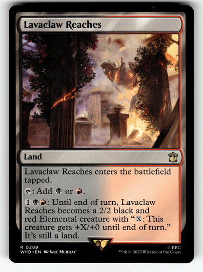 Lavaclaw Reaches – 289 WHO: Universes Beyond: Doctor Who R NM