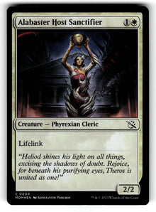 Alabaster Host Sanctifier – 4 MOM: March of the Machine C Foil NM