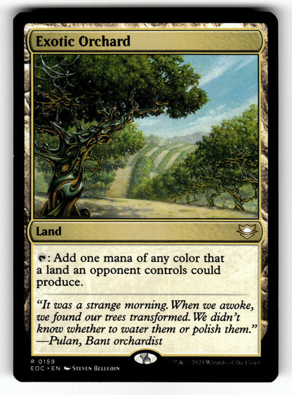 Exotic Orchard – 159 WOC: Commander: Wilds of Eldraine R NM