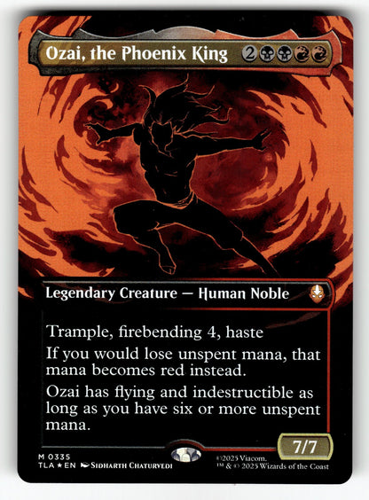 Ozai, the Phoenix King () (Borderless) – 335 TLA: Avatar: The Last Airbender M NM
