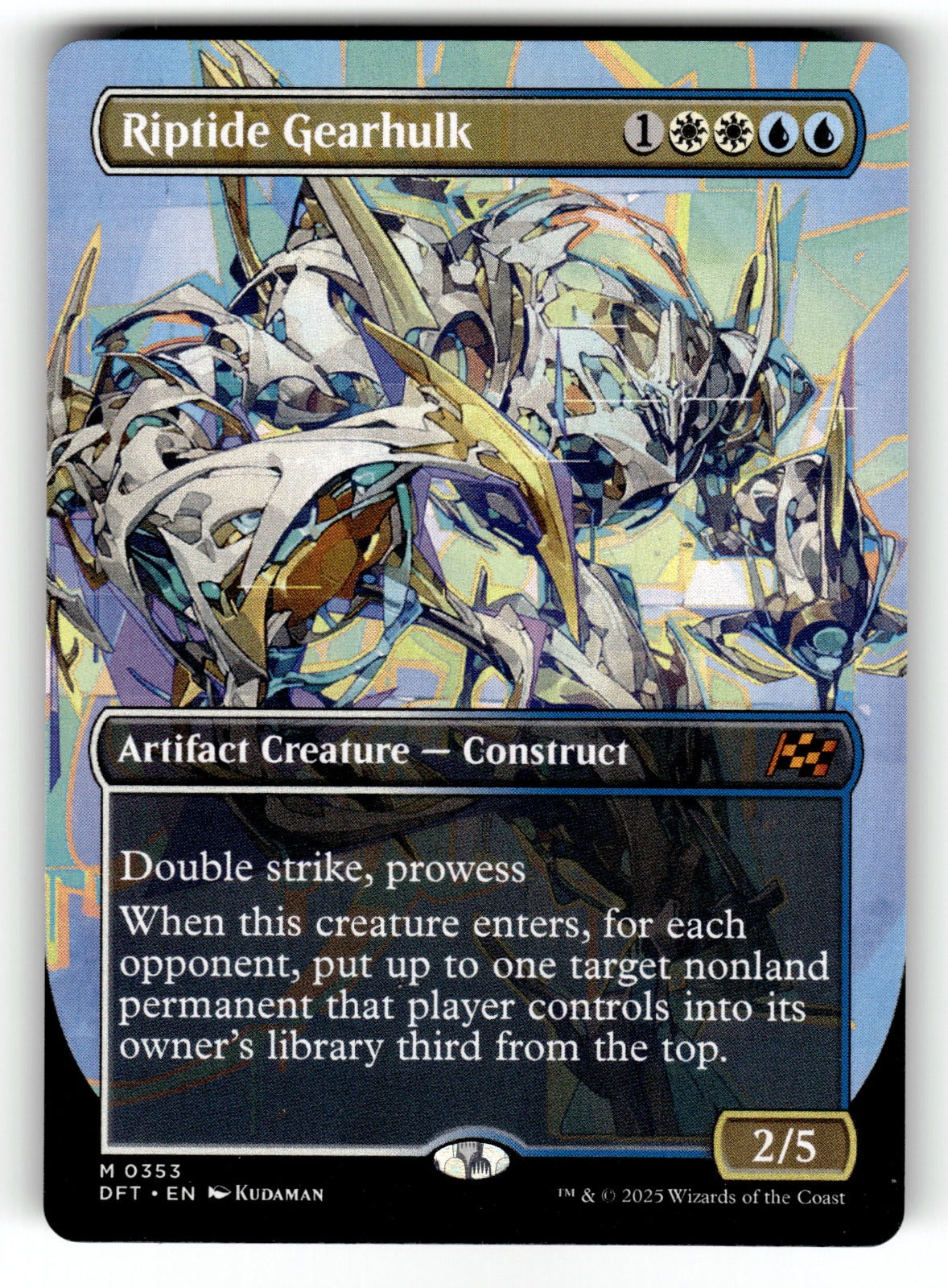 Riptide Gearhulk (Borderless) – 353 DFT: Aetherdrift M NM