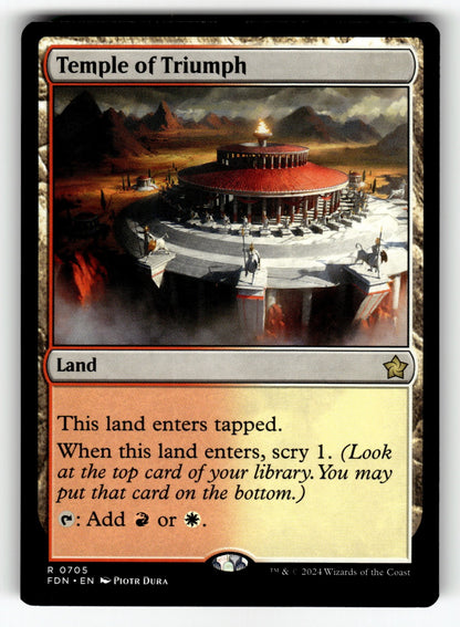 Temple of Triumph – 705 FDN: Foundations R NM