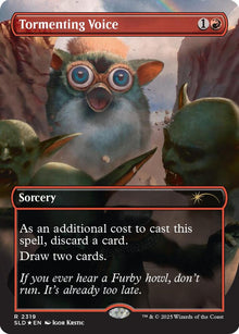 Tormenting Voice (Rainbow Foil) – 2319 SLD: Secret Lair Drop Series R Foil NM