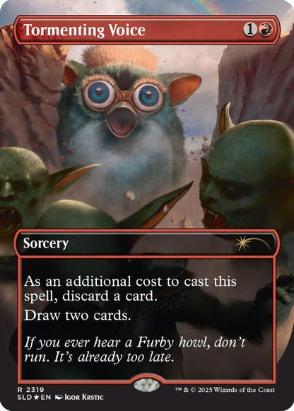 Tormenting Voice (Rainbow Foil) – 2319 SLD: Secret Lair Drop Series R Foil NM
