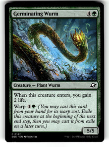 Germinating Wurm – 187 EOE: Edge of Eternities C NM