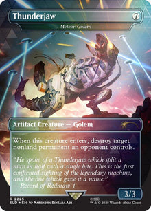 Thunderjaw - Meteor Golem (Rainbow Foil) – 2225 SLD: Secret Lair Drop Series R Foil NM